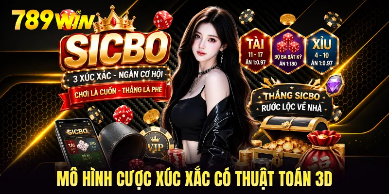Mô hình cược xúc xắc có thuật toán 3D Mô hình cược xúc xắc có thuật toán 3D