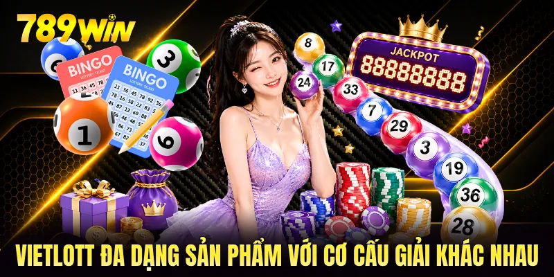 Vietlott đa dạng sản phẩm với cơ cấu giải khác nhau